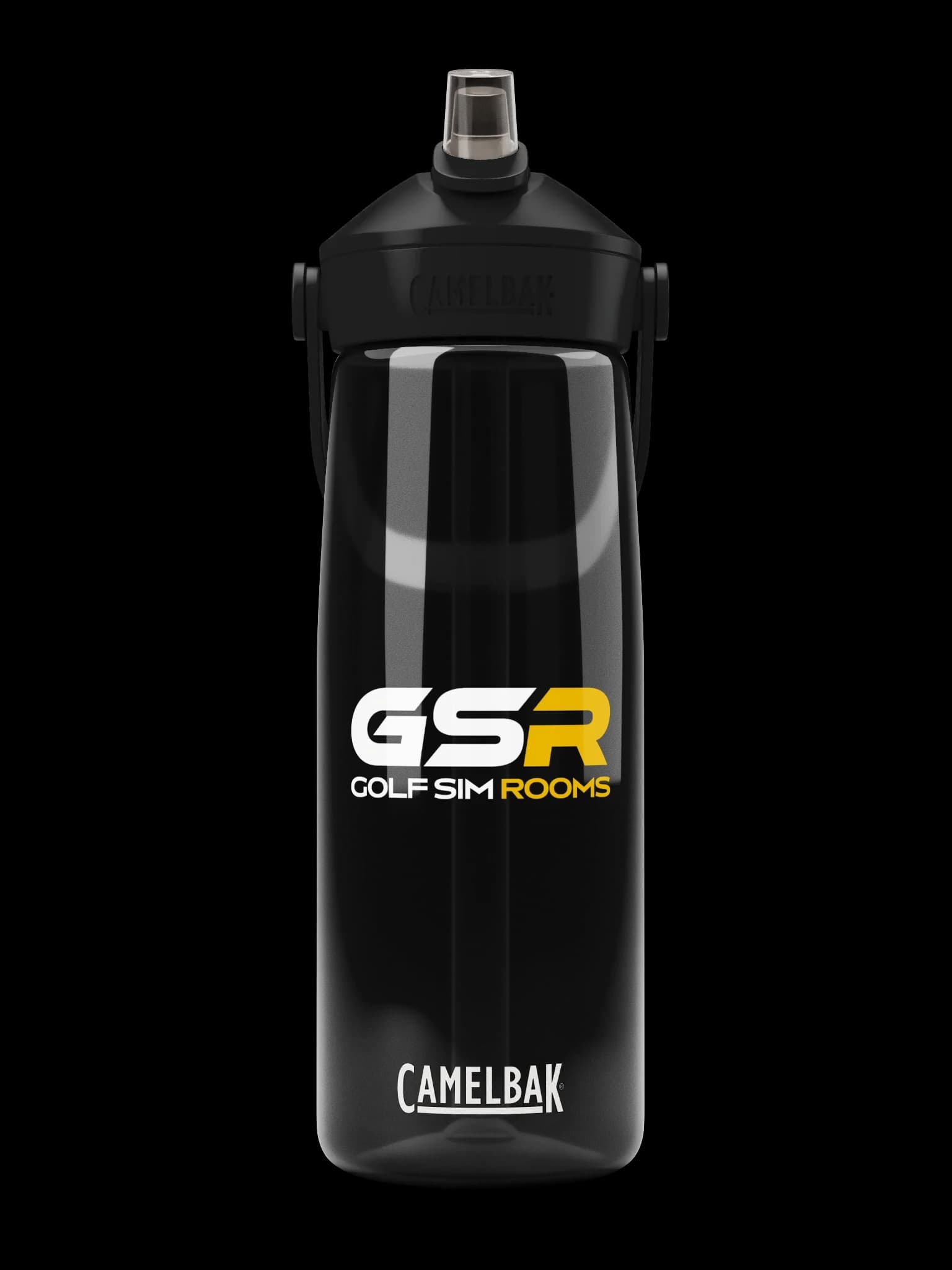 Golf Sim Rooms Flip Straw Bottle
